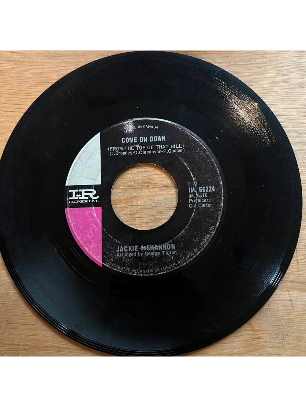 Jackie DeShannon - Come on Down/Find me Love 45rpm VG+ R05